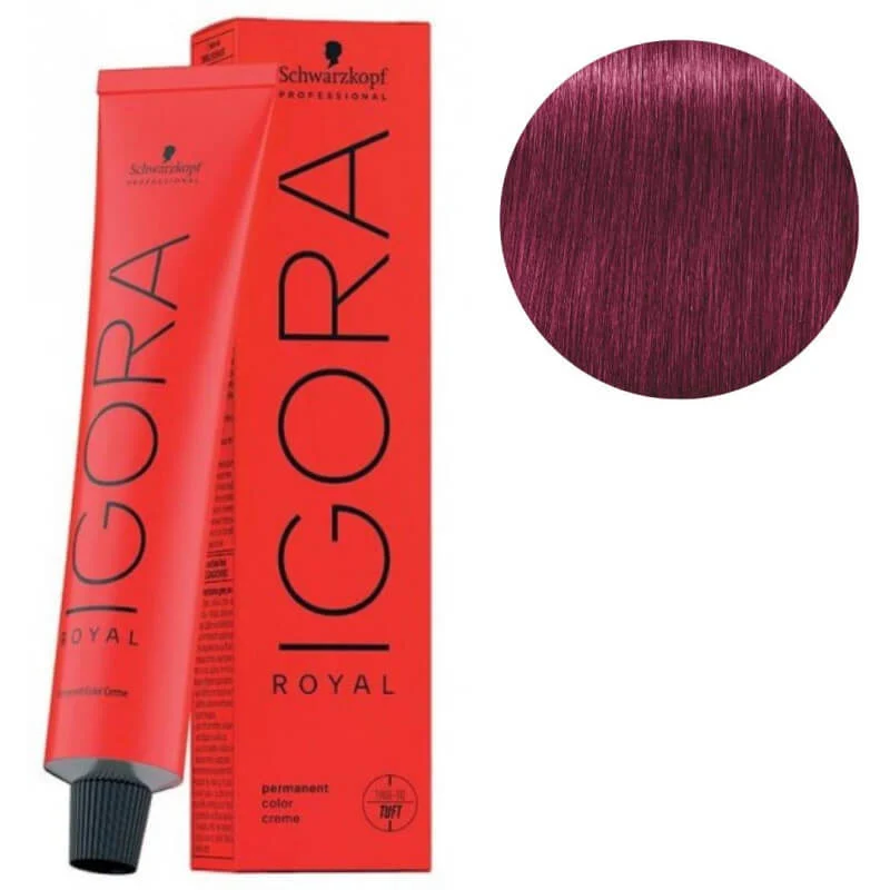 IGORA ROYAL 9-98 – Rubio Muy Claro Violeta Rojo – 60 ml