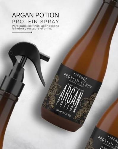 FIRENZE Argan Potion Protein Spray – 221 ml - Imagen 4