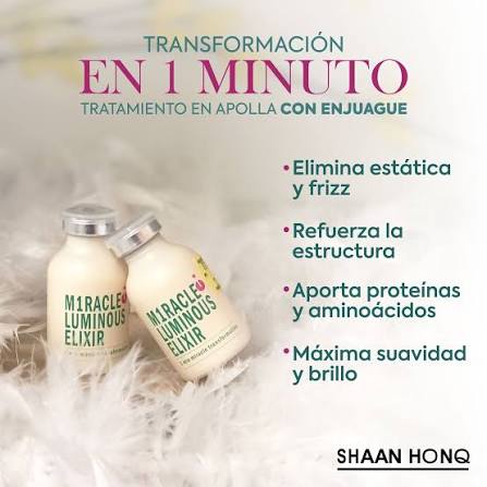 CHIHTSAI Miracle Luminous Elixir – 25 ml Tratamiento capilar intensivo | 1 Minute Miracle Transformation - Imagen 5