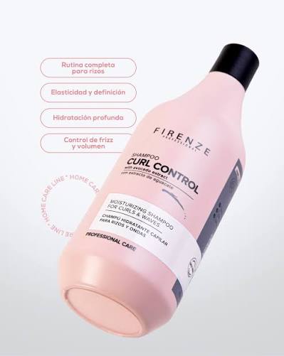 FIRENZE Curl Control Shampoo – 500 ml Shampoo profesional para cabello rizado y ondulado | Hidratación, definición y control del frizz - Imagen 3