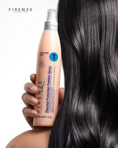 FIRENZE Thermal Protection Spray – 300 ml Spray termoprotector para proteger el cabello del calor, controlar el frizz y aportar suavidad - Imagen 3