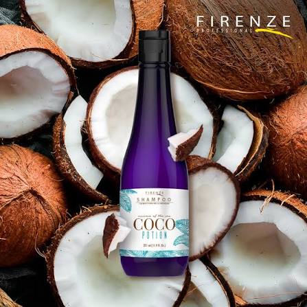 FIRENZE Coco Potion Shampoo Shampoo nutritivo para hidratación, suavidad y brillo - Imagen 3