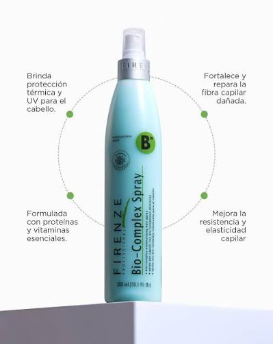 FIRENZE Bio-Complex Spray – 300 ml Tratamiento capilar en spray para hidratación, suavidad, brillo y manejabilidad - Imagen 4