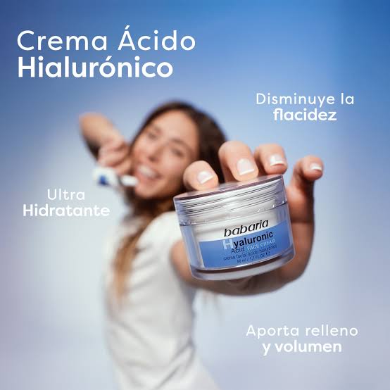 Babaria Crema Facial Hyaluronic Acid – 50 ml - Imagen 4