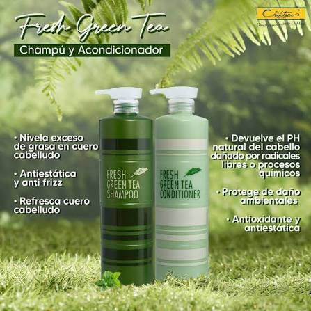 CHIHTSAI Fresh Green Tea Conditioner – 1000 ml - Imagen 3
