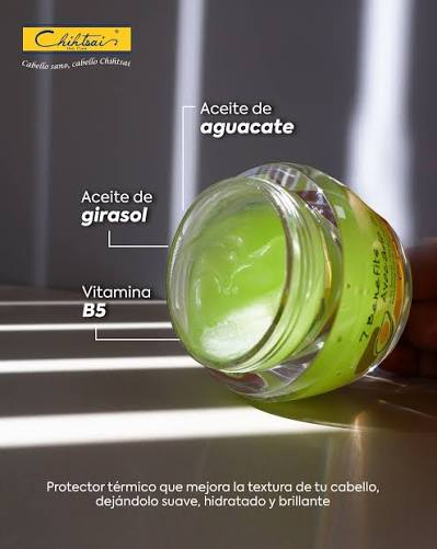 CHIHTSAI 7 Benefits Avocado Oil Cream – 100 ml Crema leave-in con aceite de aguacate para hidratar, reparar y proteger el cabello - Imagen 3