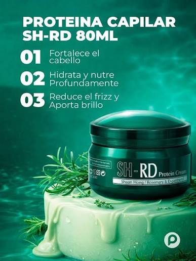 SH-RD Protein Cream – 10ml Crema capilar reparadora y protectora sin enjuague - Imagen 3