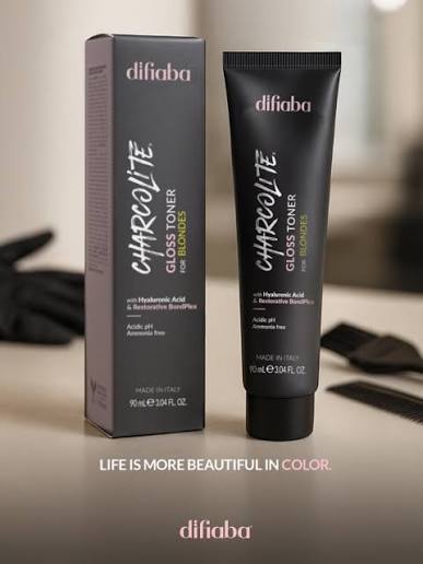 DIFIABA Charcolite – Coloración Profesional Tinte capilar con tecnología Charcolite para un color intenso, brillante y de apariencia saludable - Imagen 4
