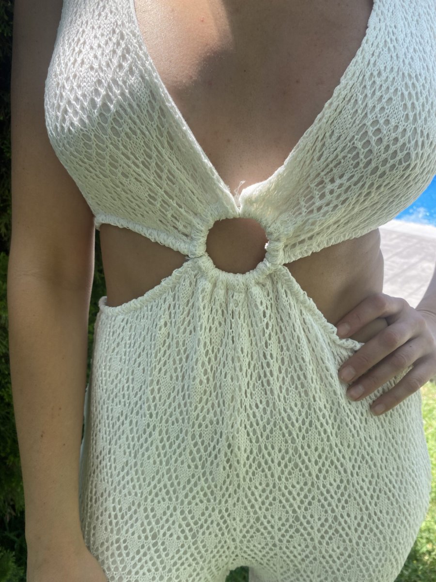 Mono crochet cover up - Imagen 4