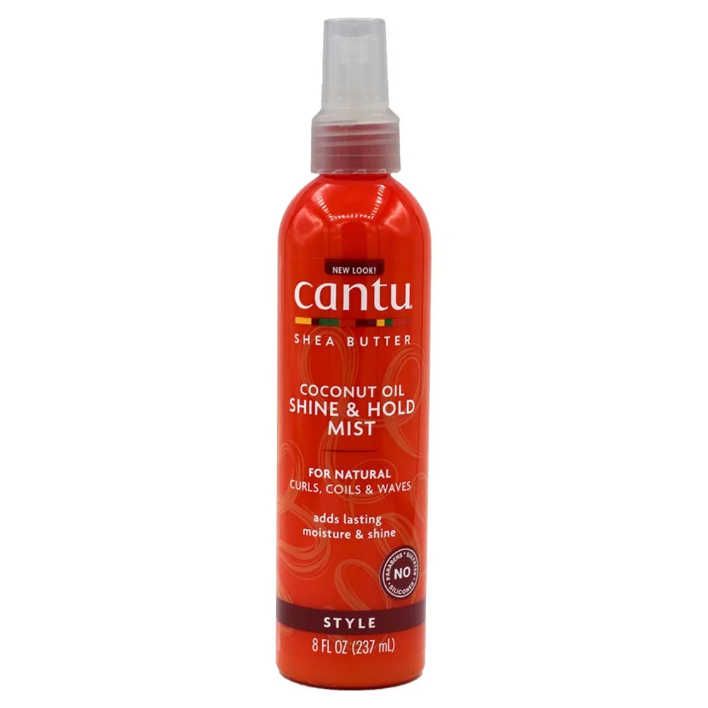 CANTU Coconut Oil Shine & Hold Mist con Manteca de Karité 8 fl oz (236 ml)