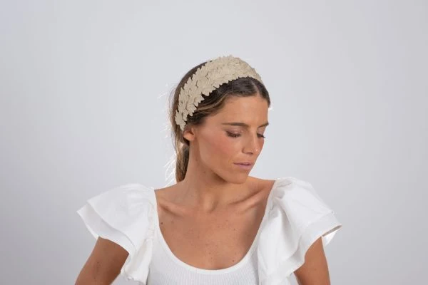 Diadema Roma dorada - Imagen 2