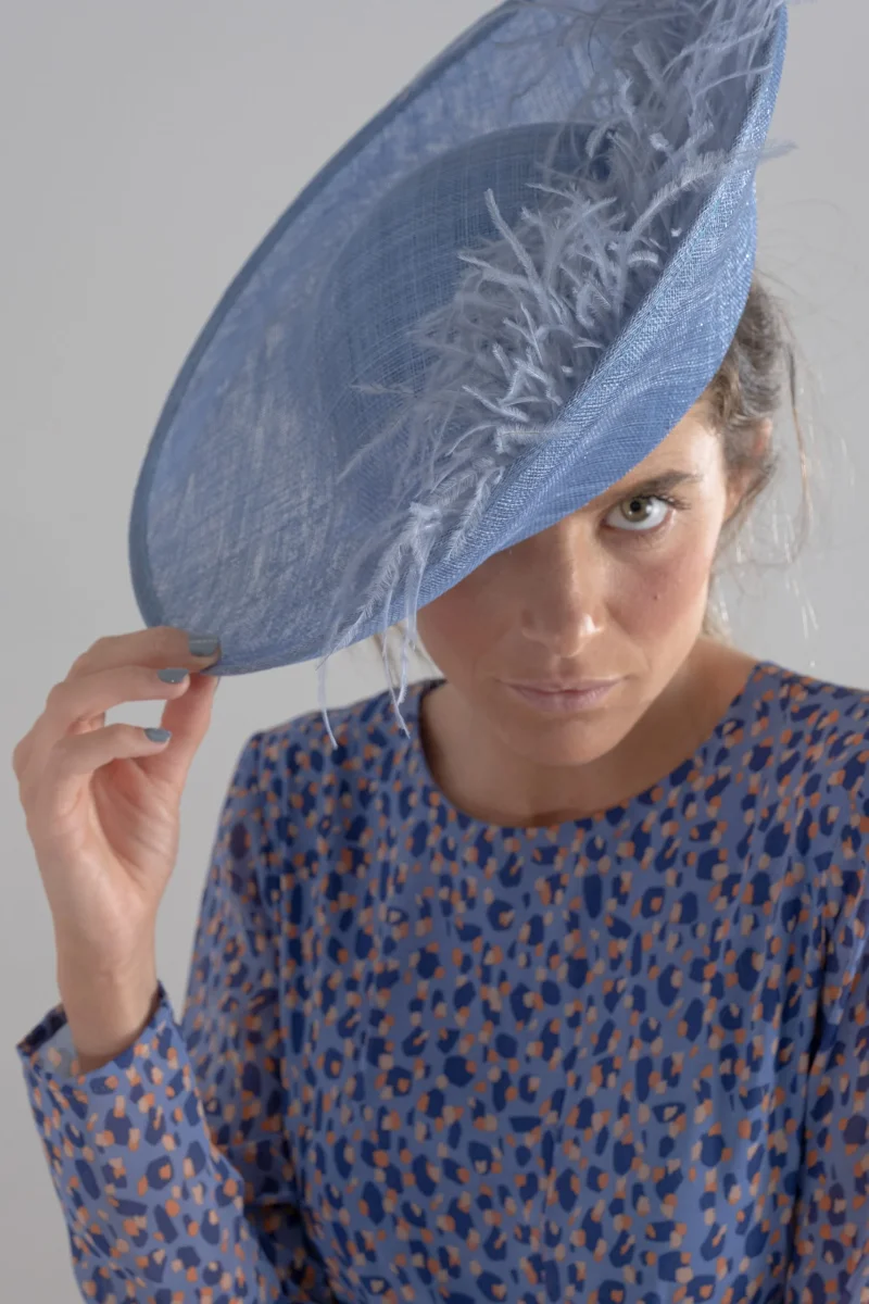 Tocado Amadea azul - Imagen 2