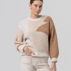 JERSEY CUELLO REDONDO BEIGE SURKANA 556TABO23105