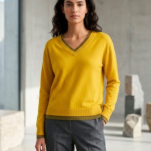 JERSEY DE PUNTO OCHRE MDM 55020002172