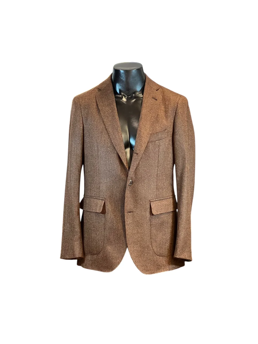 Chaqueta de Tweed con Espiga para Hombre - Imagen 2