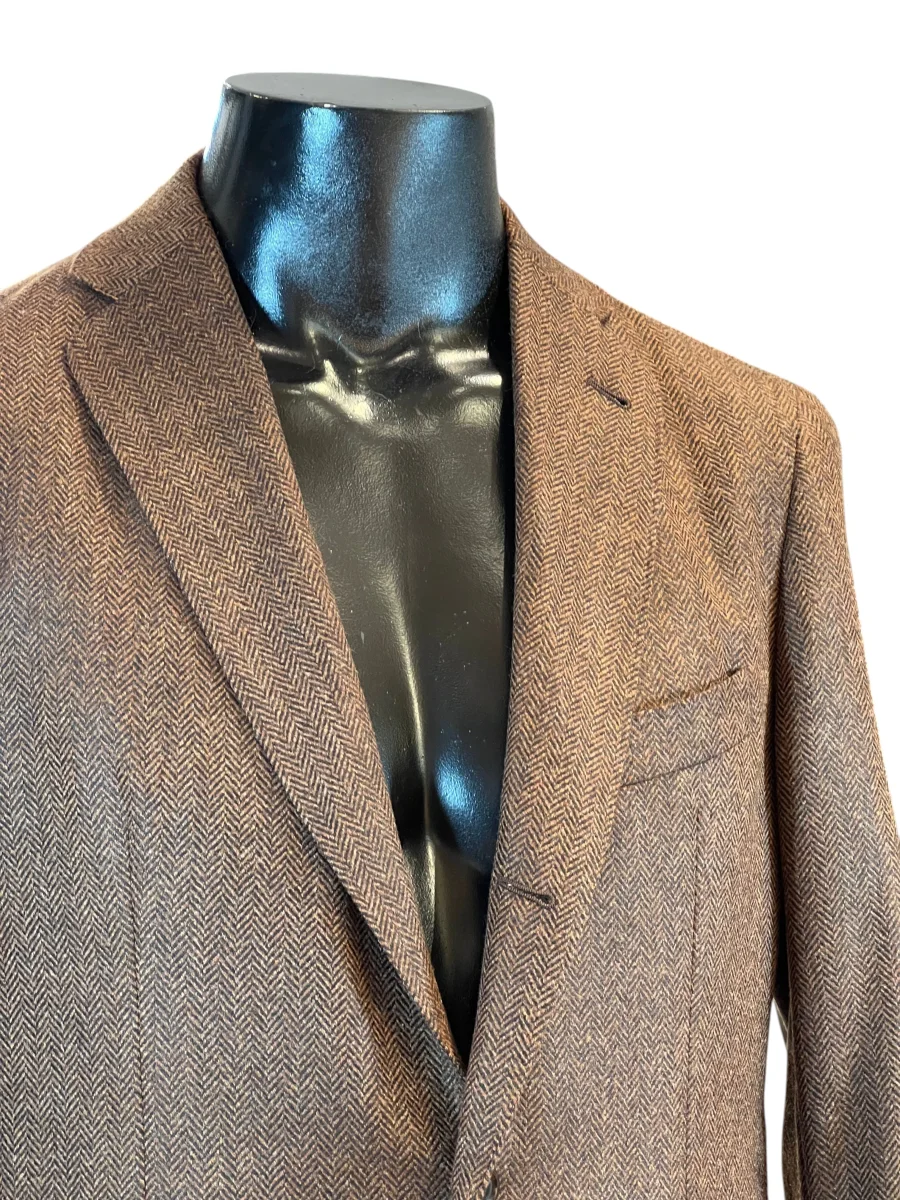 Chaqueta de Tweed con Espiga para Hombre - Imagen 3