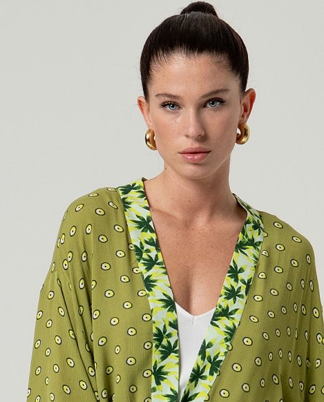 KIMONO VERDE SURKANA 36KAKI92161 - Imagen 3