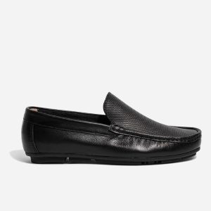 Mocasines Cuero Clásico Puntos