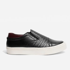 Mocasines Deportivos Clásicos Cuero Textura