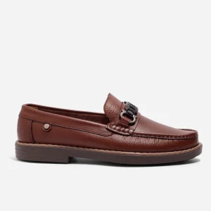 Mocasines Ejecutivos en Cuero Brandy