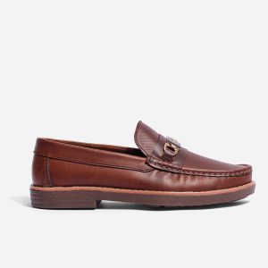 Mocasines Elegantes Café Herraje