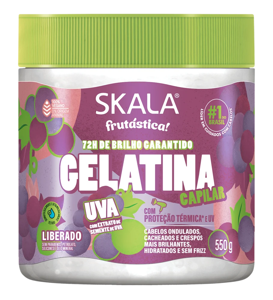 Skala Gelatina Uva – Protector Térmico y UV + Más Brillo – 550 g - Imagen 2