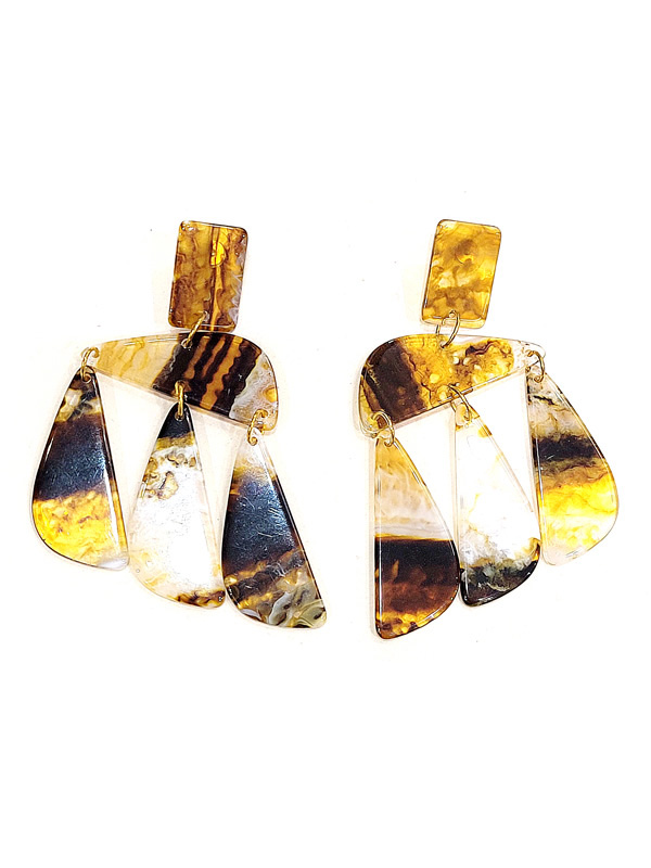 PENDIENTES CASCADA CAREY V6PTTRIOCAREY - Imagen 2