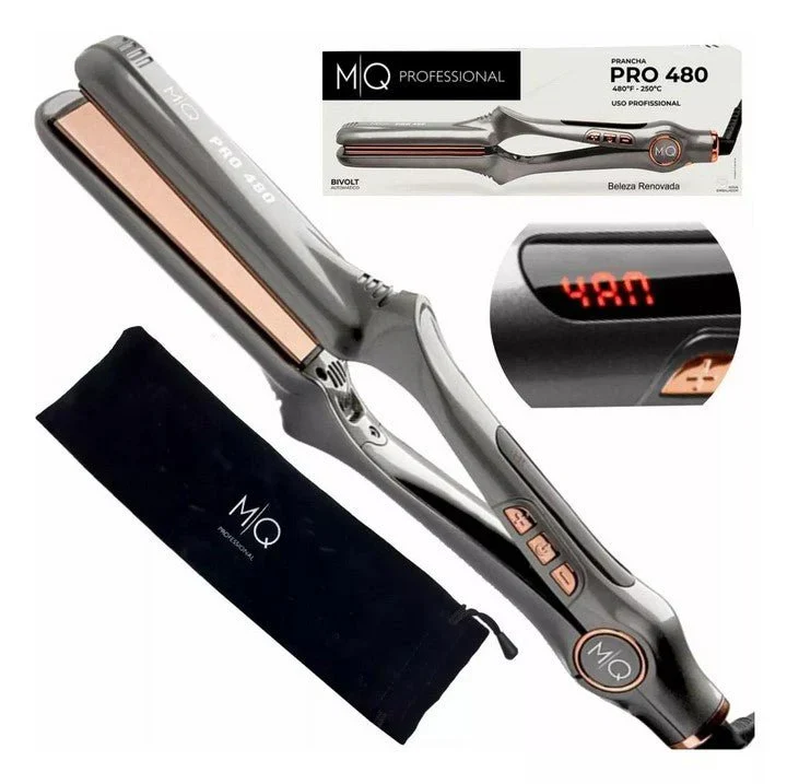 MQ Professional Plancha de Titanio PRO 480 Bivolt Alisado profesional extremo con tecnología de alto rendimiento - Imagen 3