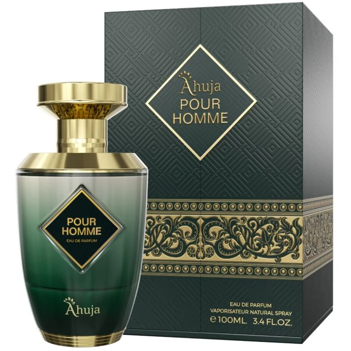 Ahuja Pour Homme – Perfume Árabe 100 ml Elegancia masculina con intensidad y larga duración