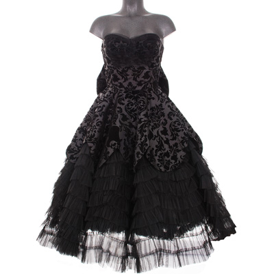 Black Lavintage – Vestido gótico de fiesta - Imagen 6