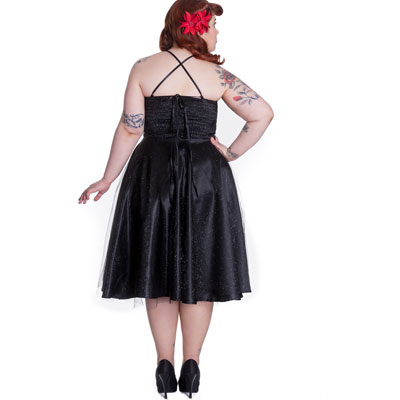Roxane – Vestido de tul negro para fiestas - Imagen 8