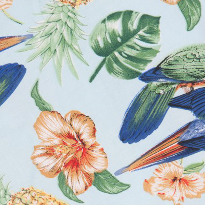 Sassy Tropical Blue – Vestido años 50 en azul - Imagen 9