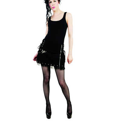Restricted – Falda gótica corta - Imagen 3