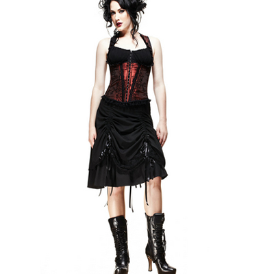 Tora – Falda steampunk negra - Imagen 5