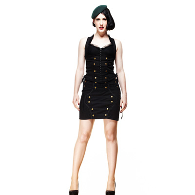 Ogata – Falda steampunk estilo militar - Imagen 9