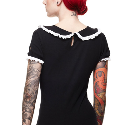 Milly – Camiseta gótica de caperucita roja - Imagen 3