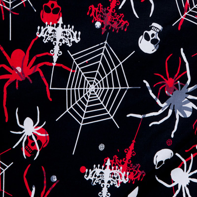 Seth PLUS – Vestido negro con calaveras en tallas grande - Imagen 6