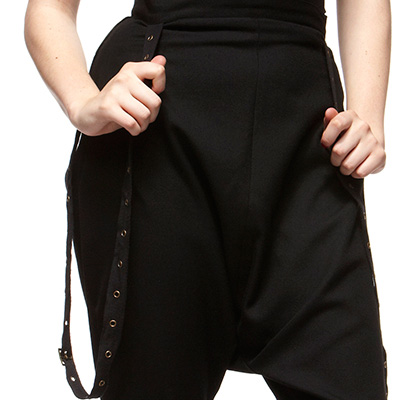 Medusa – Pantalones steampunk negros - Imagen 6