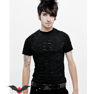 Disaster – Camiseta rock ajustada de manga corta - Imagen 2