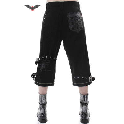 Wild – Bermudas punk largas con hebillas y cremalleras - Imagen 3