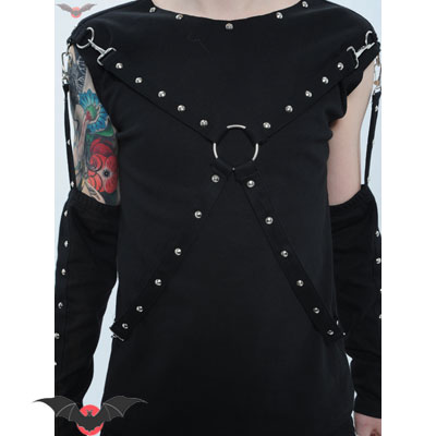 Emperor – Camiseta de metal extremo con correas - Imagen 3