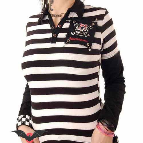 Death Kitty – Camiseta punk de mujer - Imagen 3