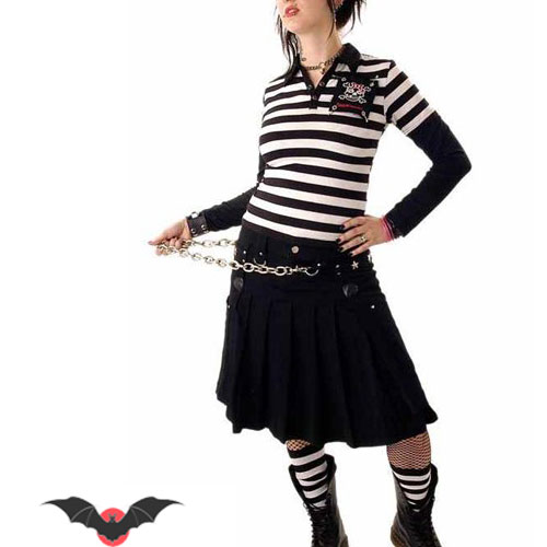 Death Kitty – Camiseta punk de mujer - Imagen 4