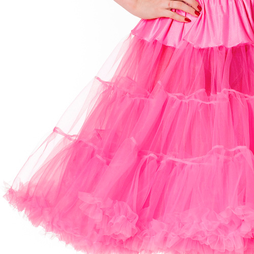 Pin up Petticoat – Cancan pin up en color rosa fuerte - Imagen 3