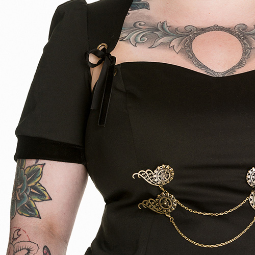Lorena – Corpiño steampunk en tallas grandes - Imagen 3