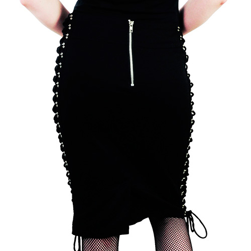 Pixie – Falda de tubo estilo steampunk - Imagen 3