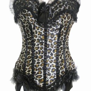 Leopard – Corset de leopardo estilo burlesque
