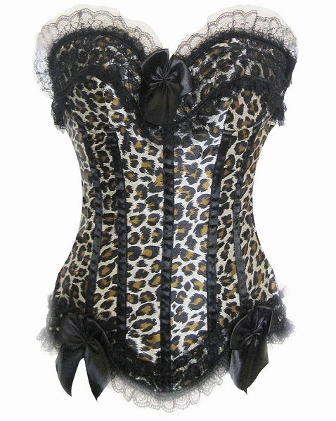 Leopard – Corset de leopardo estilo burlesque - Imagen 2