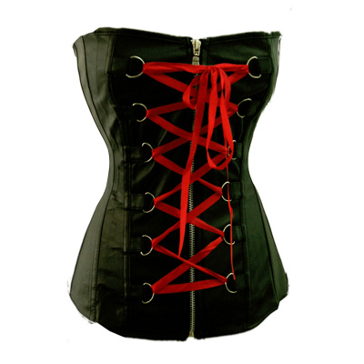 Lorelai Red – 3 corsets en 1 incluye una cinta roja y otra rosa malva - Imagen 4