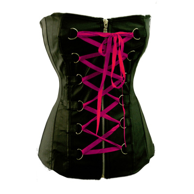 Lorelai Red – 3 corsets en 1 incluye una cinta roja y otra rosa malva - Imagen 3